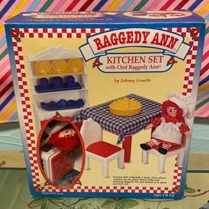 Raggedy Ann and Andy kitchen set